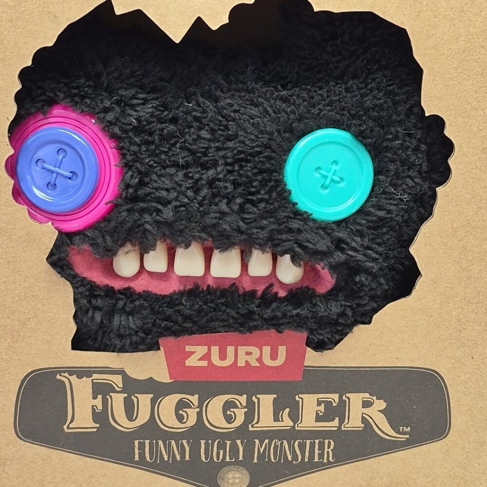 Zuru Fuggler Chaos Crew Edition Black Indecisive Monster Funny Ugly Monster - Picture 2 of 7